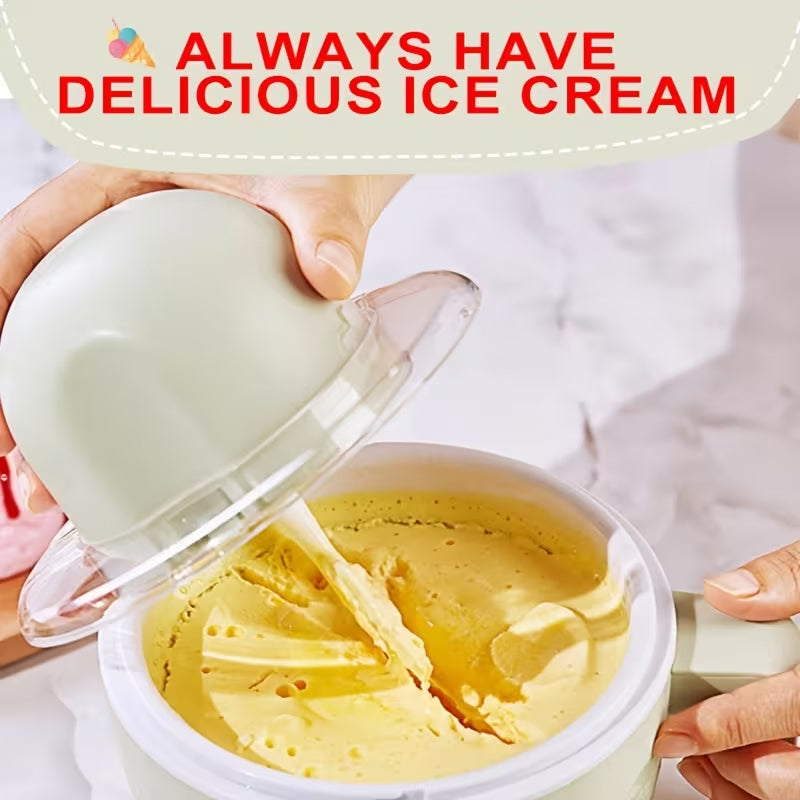 IcyMexi Portable Rechargeable Ice Cream Maker with Dual-Mode Texture Control and 20-Minute Rapid Freeze
