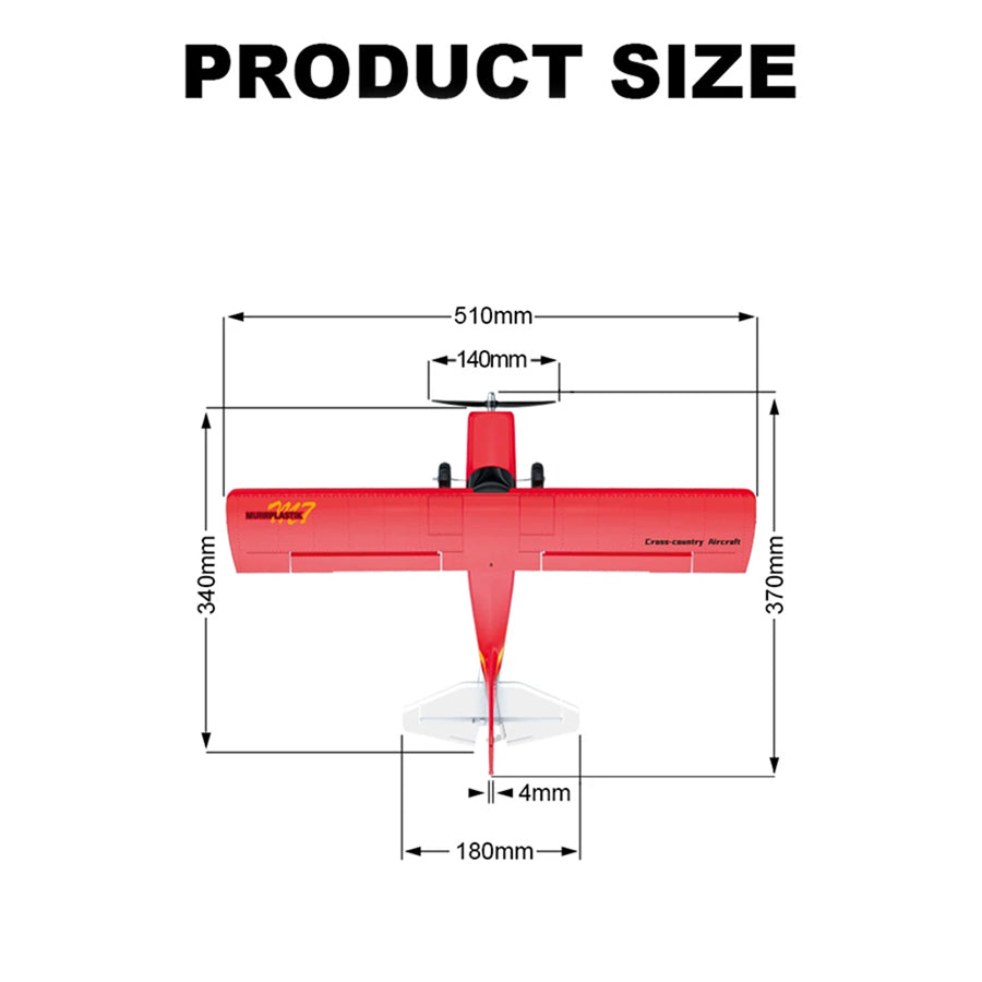JetWizix Aerobatic Stunt RC Plane with Auto Stabilisation