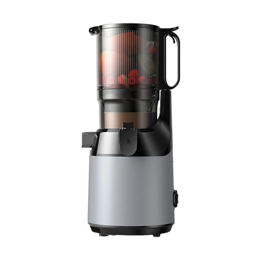 JoyDrinko Cold Press Masticating Juicer 130mm Extra-Wide Feeding Chute for Whole Fruits with 90% High Juice Yield and 1.8L Capacity