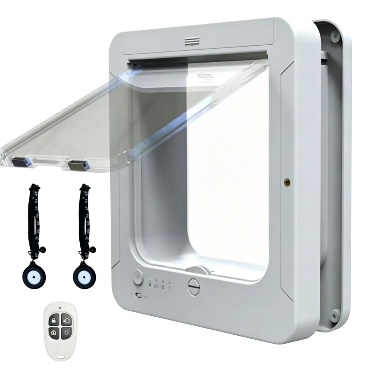Keepilco Smart RFID Microchip Pet Door with 4 Locking Modes