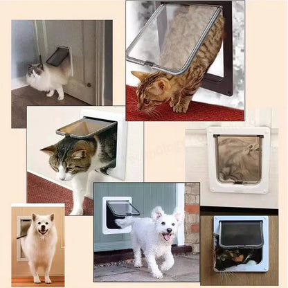 Keepilco Smart RFID Microchip Pet Door with 4 Locking Modes