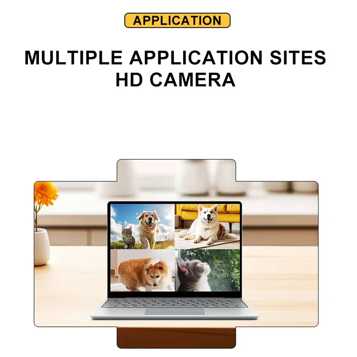 KITTITREK 1080P HD Pet Camera with 160° Wide-Angle Fisheye Lens, 120-Minute Battery and 256GB Micro SD Support