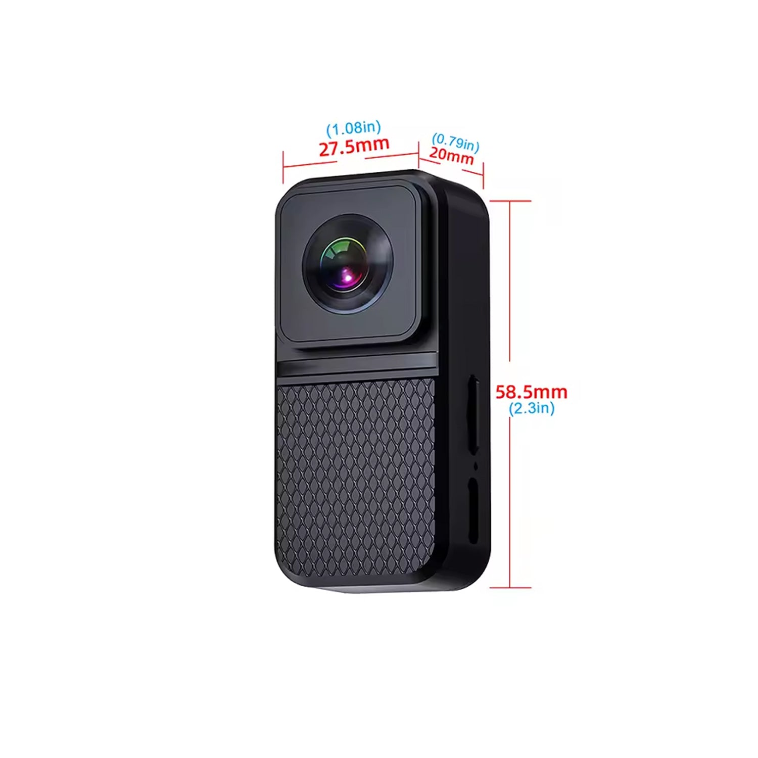 KITTITREK 1080P HD Pet Camera with 160° Wide-Angle Fisheye Lens, 120-Minute Battery and 256GB Micro SD Support