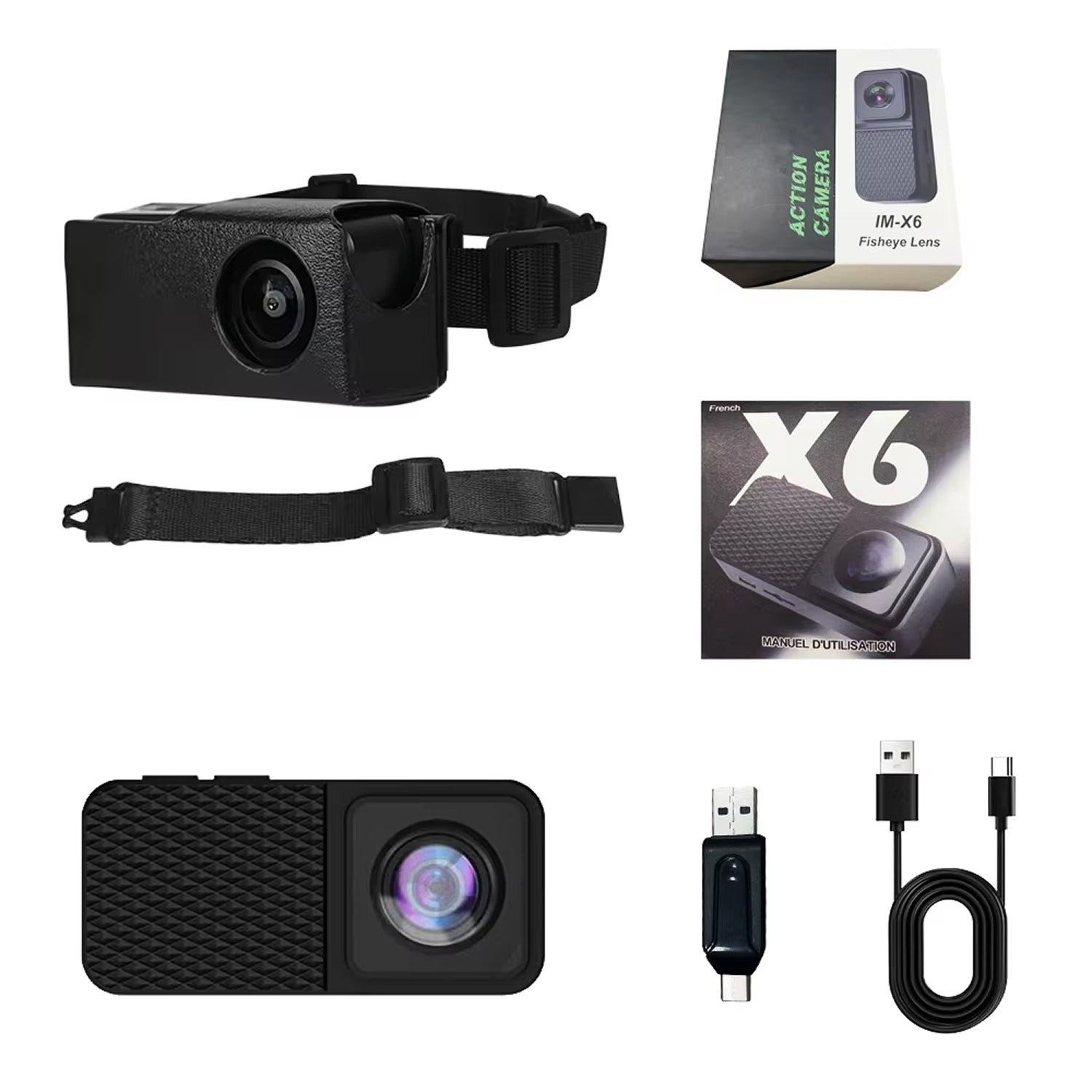 KITTITREK 1080P HD Pet Camera with 160° Wide-Angle Fisheye Lens, 120-Minute Battery and 256GB Micro SD Support