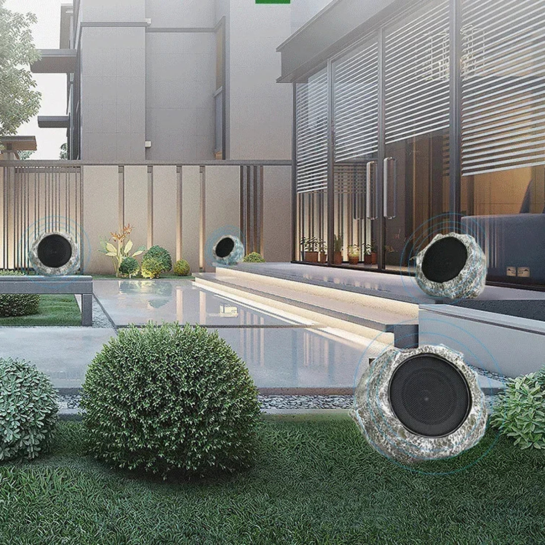 Outdoor Garden Speaker - Waterproof Landscape Audio System for Yard and Patio