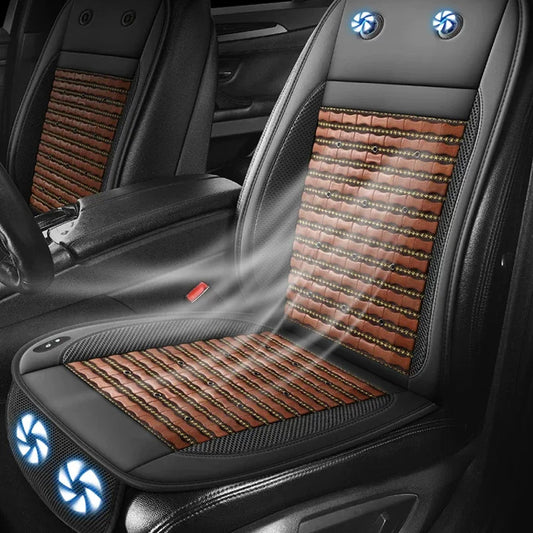 LieEsata Cooling Seat Cushion with Non-Slip Base for Car & Office Chair