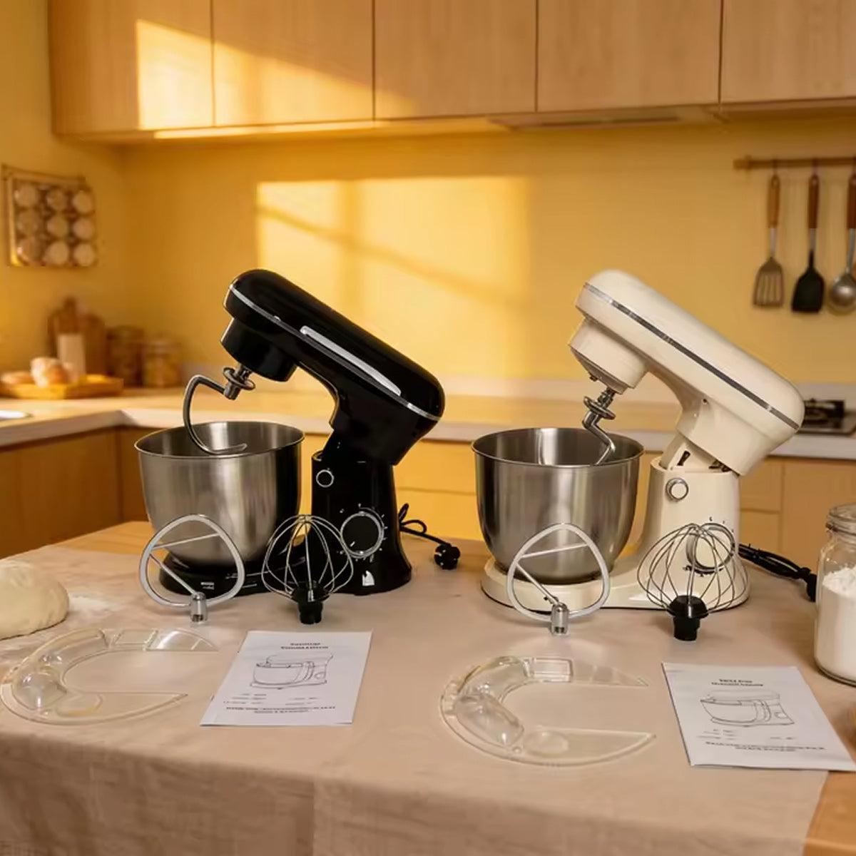 Electric Stand Mixer for Kitchen - Tilt-Head Food & Dough Mixer for Baking