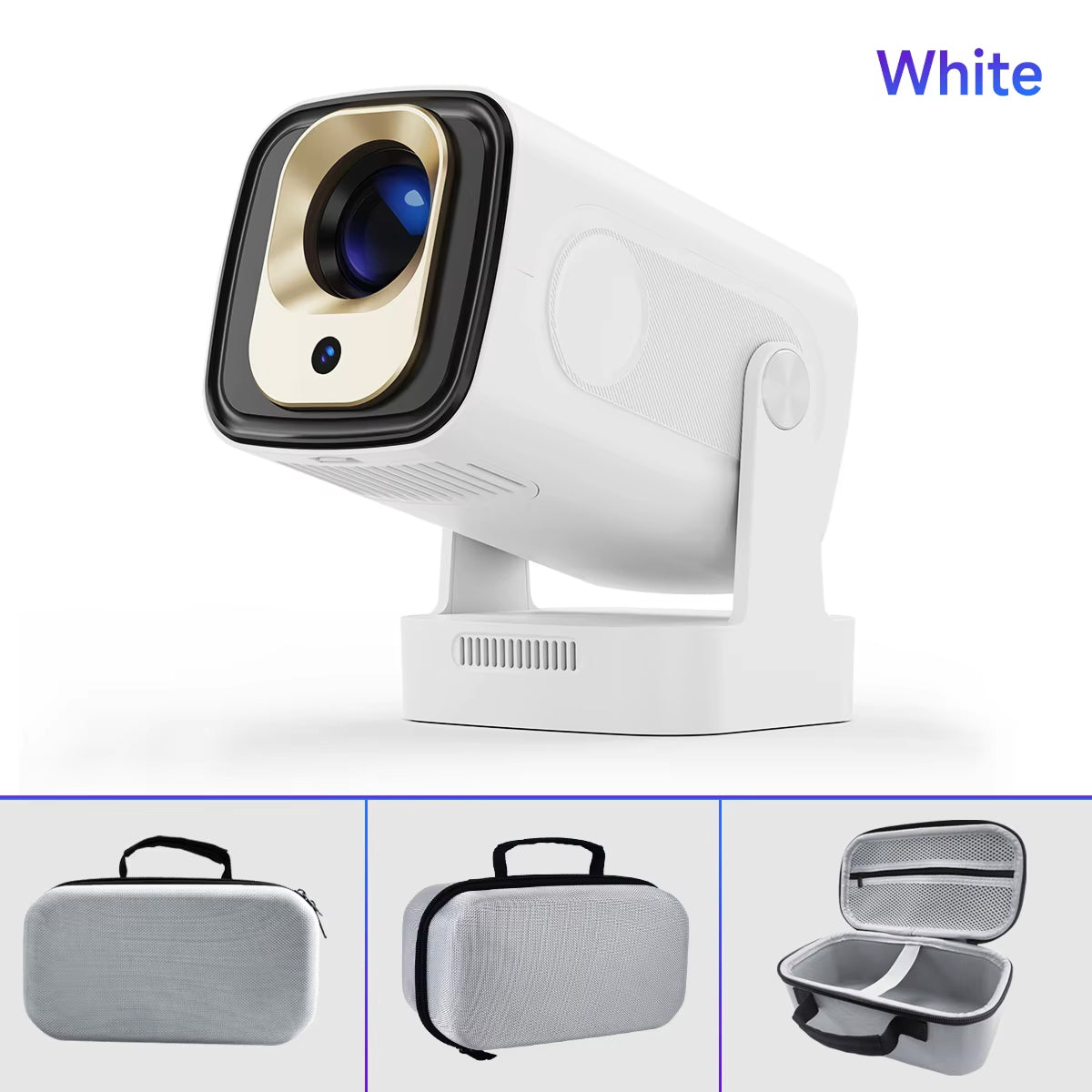 LuxovBeam Outdoor Projector 1080P 330 ANSI Daylight WiFi 6 Android 11 0.8:1 Throw Auto-Focus