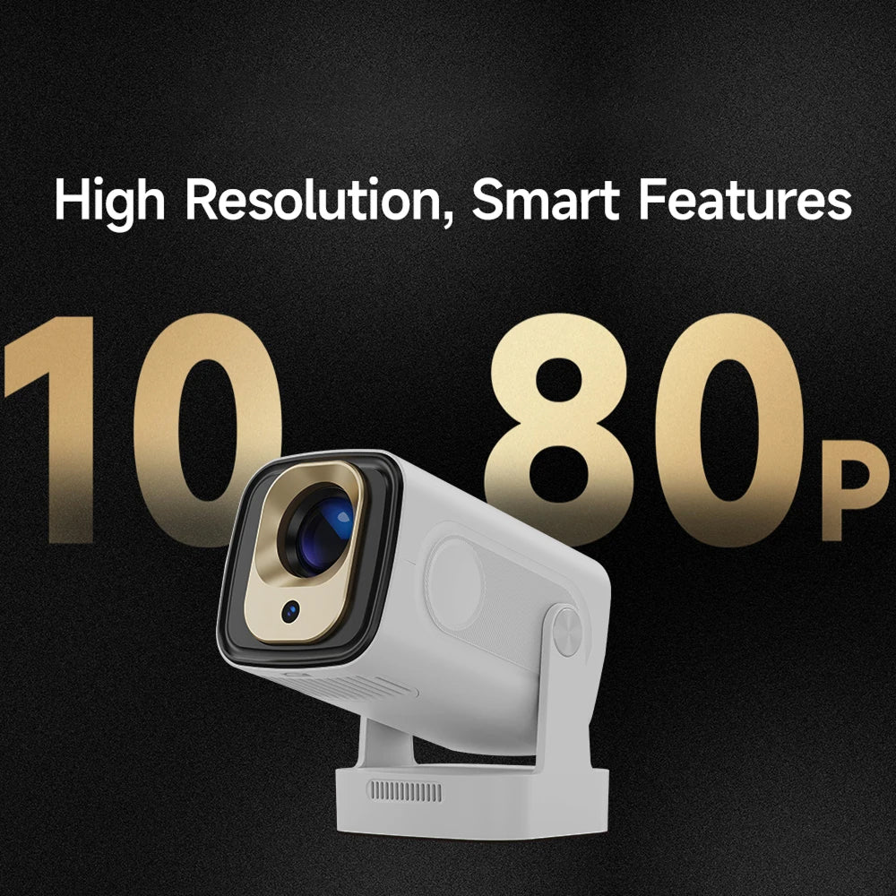 LuxovBeam Outdoor Projector 1080P 330 ANSI Daylight WiFi 6 Android 11 0.8:1 Throw Auto-Focus