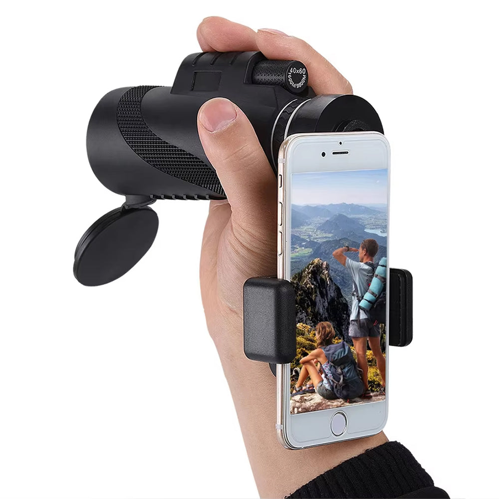 MenixFos 80x100 Monocular Telescope High Power BAK4 Prism with Smartphone Adapter & Tripod