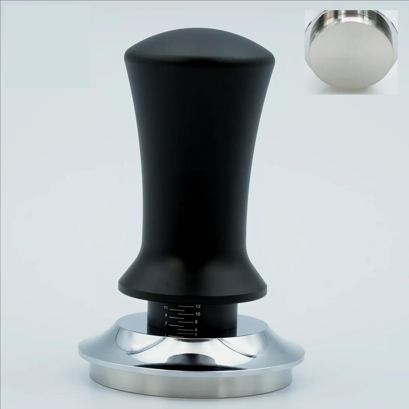 Stainless Steel Espresso Coffee Tamper - Flat Base Barista Tool for Espresso Machine