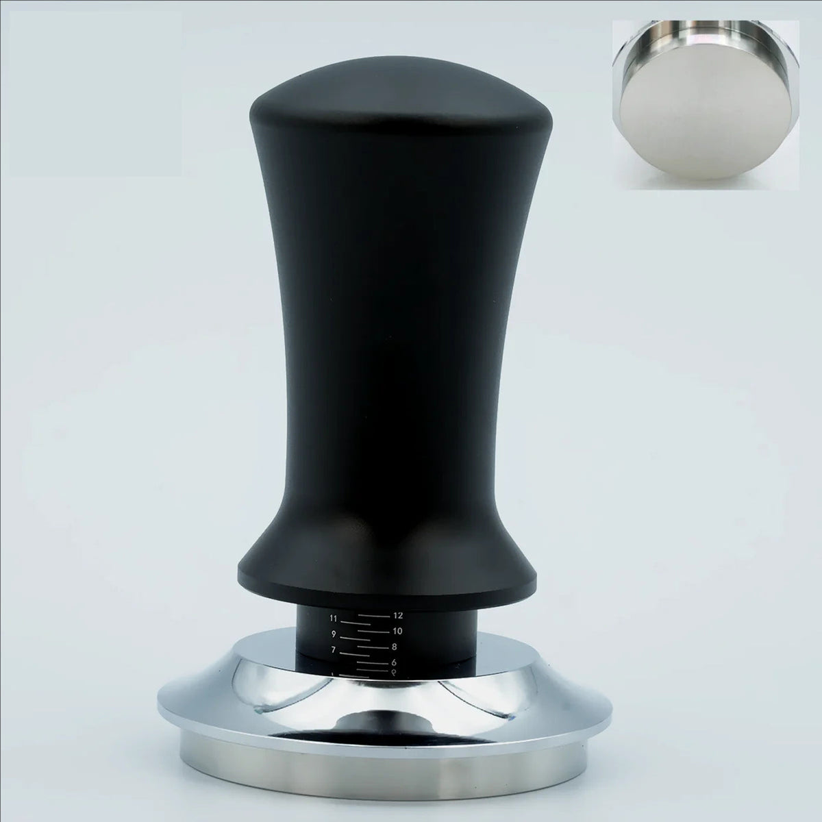 Stainless Steel Espresso Coffee Tamper - Flat Base Barista Tool for Espresso Machine