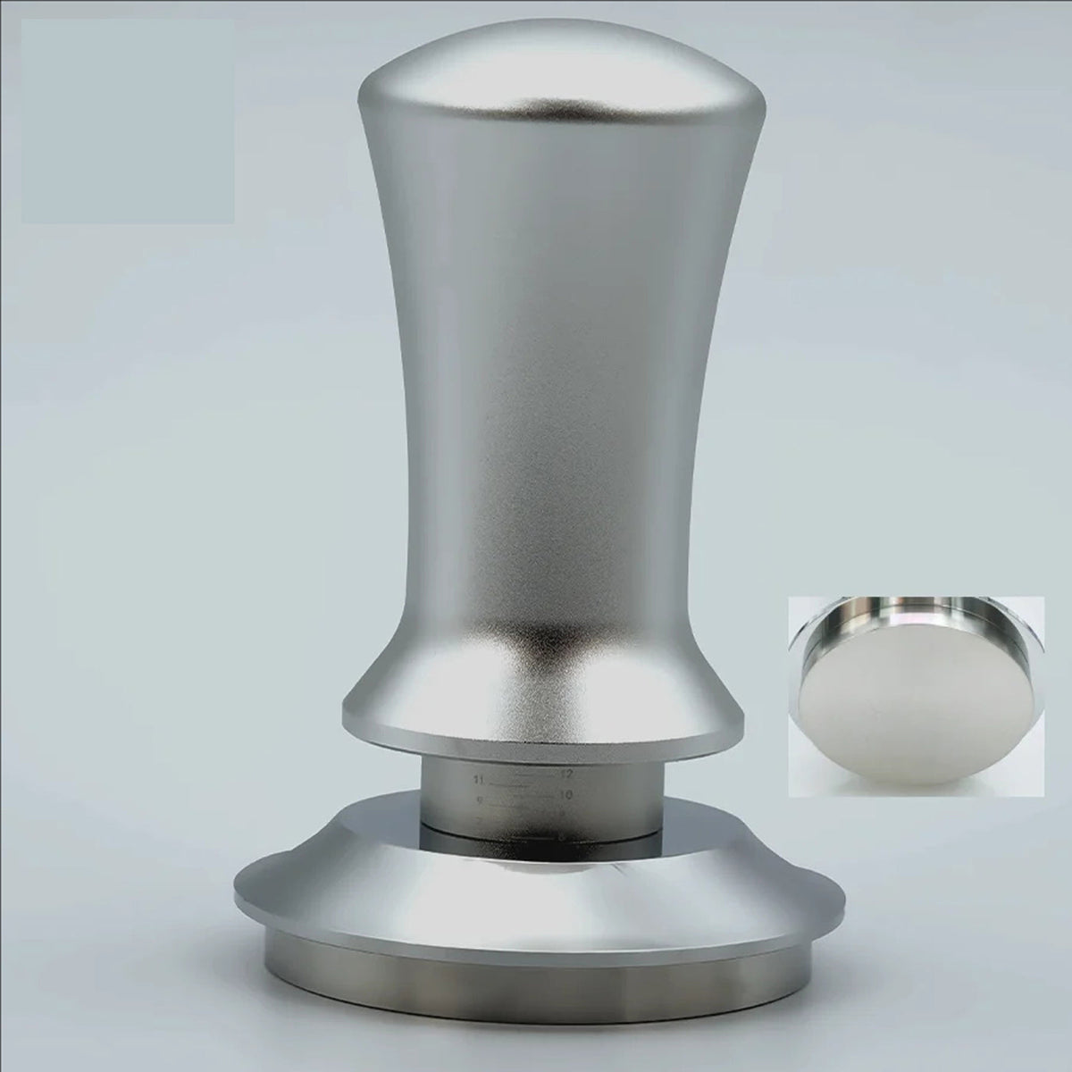 Stainless Steel Espresso Coffee Tamper - Flat Base Barista Tool for Espresso Machine