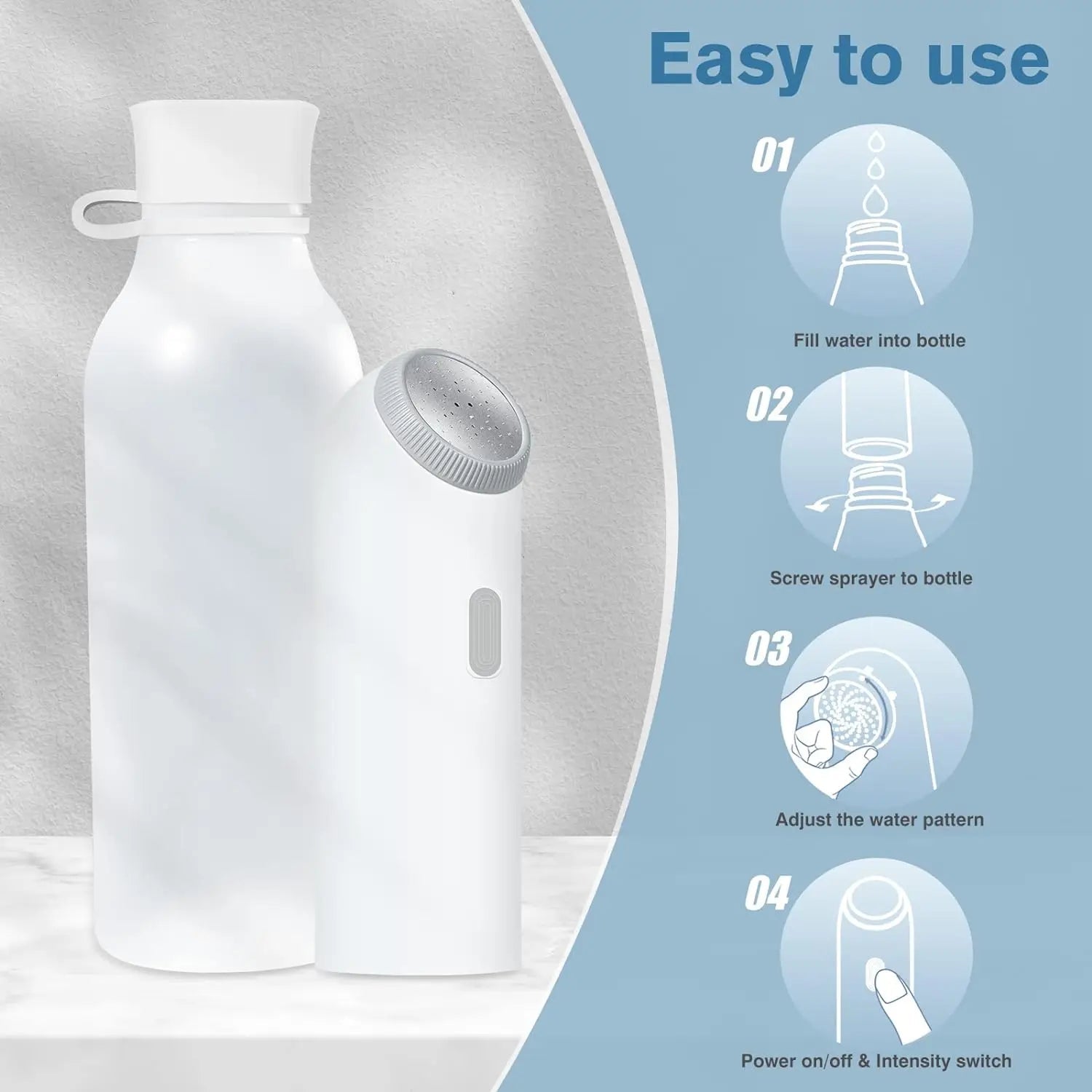 Portable Bidet Handheld Travel Toilet Sprayer for Personal Hygiene