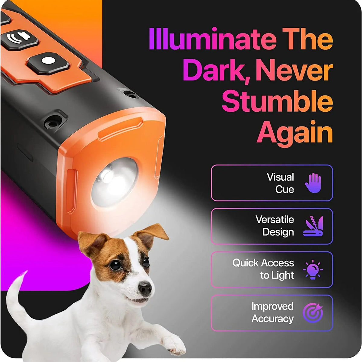 Ultrasonic Dog Bark Deterrent Device - Outdoor & Indoor Anti-Bark Control Device Safe Stop Dog Barking Silencer Device