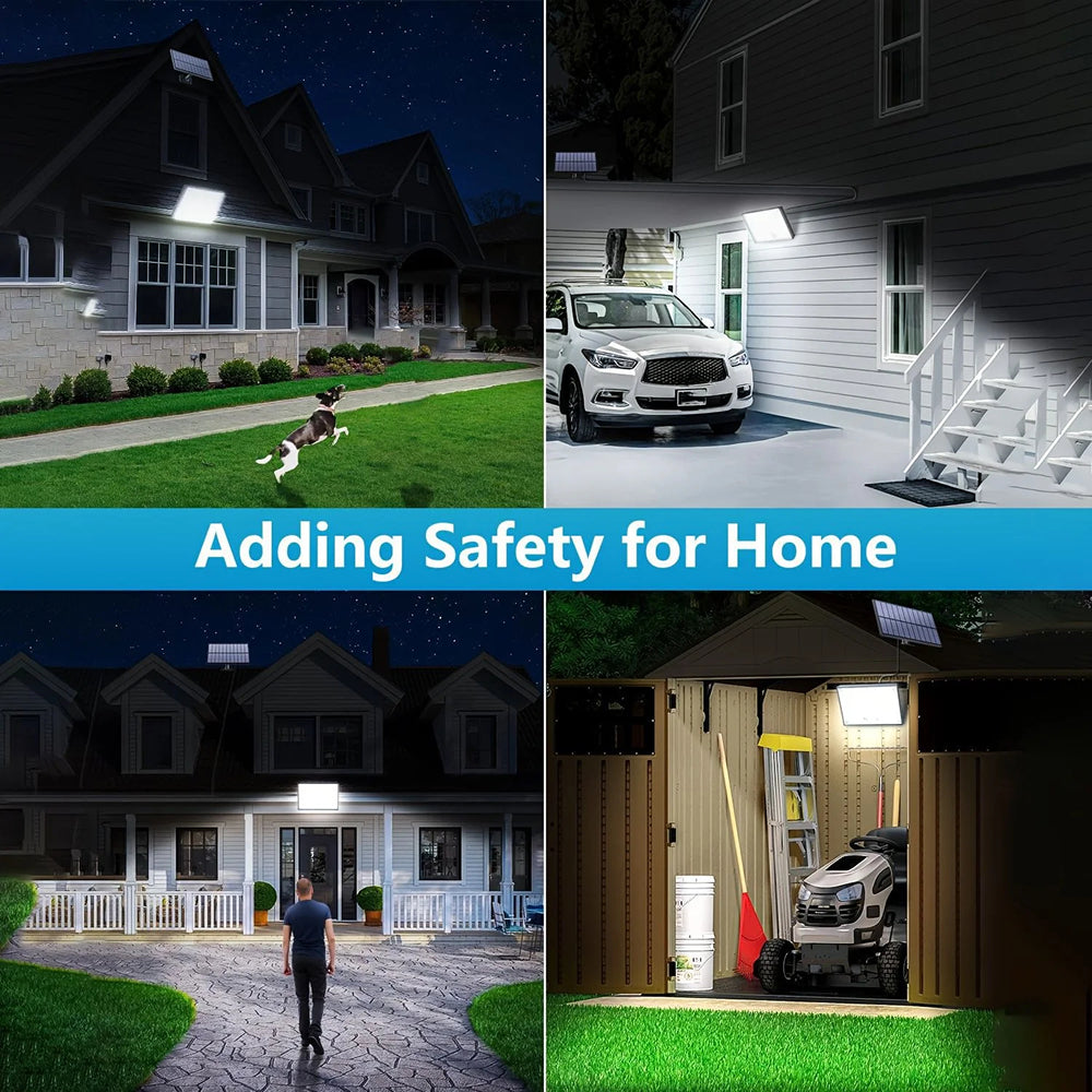OrdiSaff Solar LED Outdoor Light, Weatherproof Garden Pathway Security Lamp