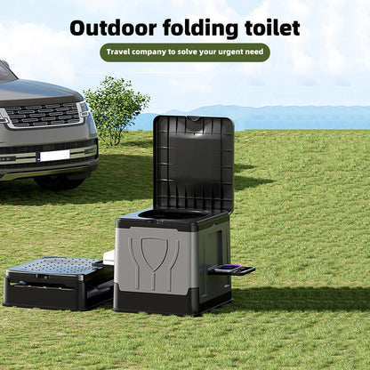 OuticCom Portable Folding Camping Toilet & Emergency Potty