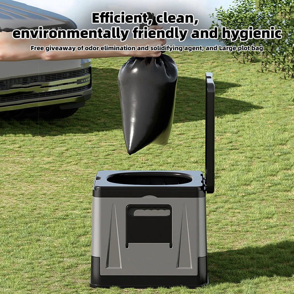 OuticCom Portable Folding Camping Toilet & Emergency Potty