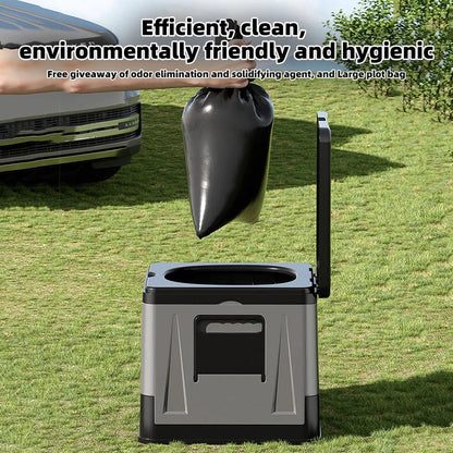 OuticCom Portable Folding Camping Toilet & Emergency Potty