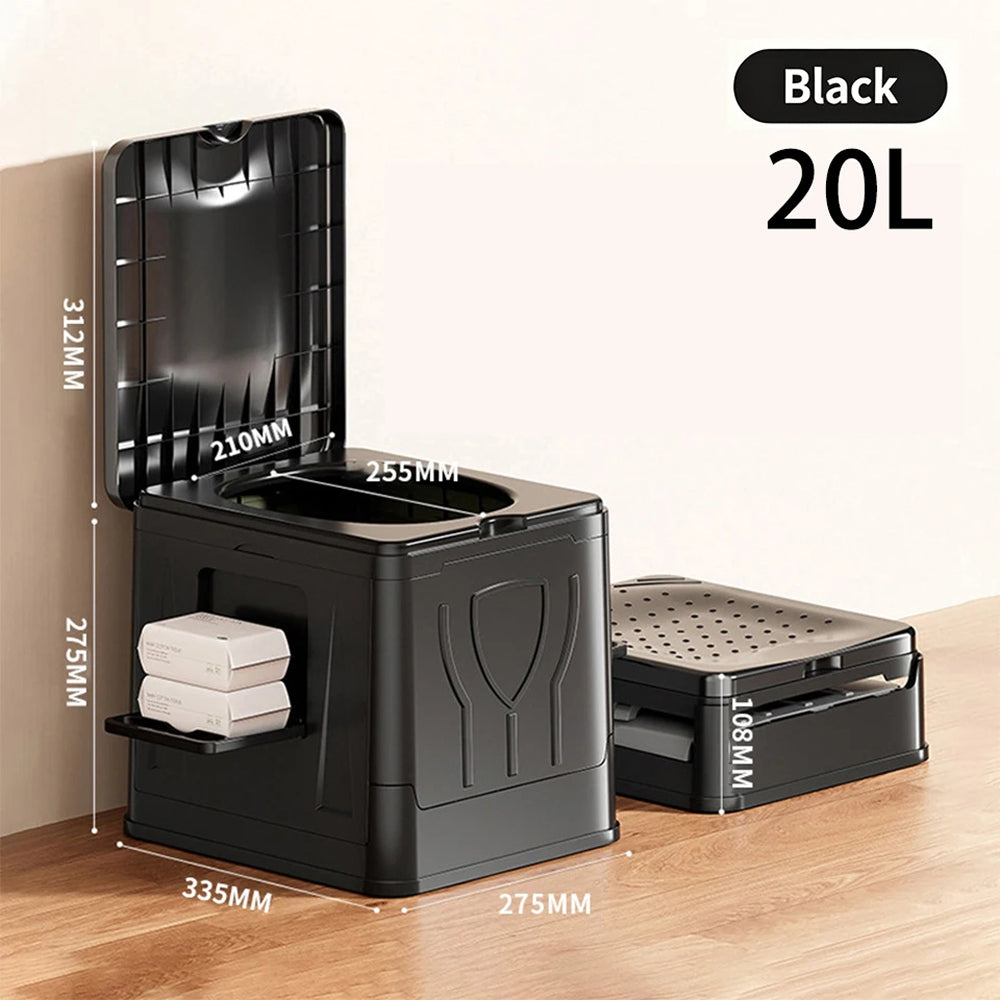 OuticCom Portable Folding Camping Toilet & Emergency Potty