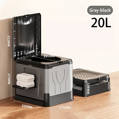 OuticCom Portable Folding Camping Toilet & Emergency Potty