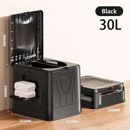 OuticCom Portable Folding Camping Toilet & Emergency Potty