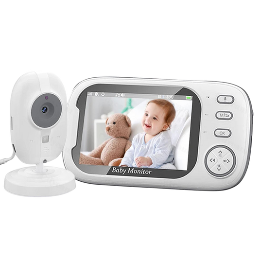 Baby Monitor with Video and Audio, Long Range Wireless Infant Monitor with Night Vision and Two-Way Talk