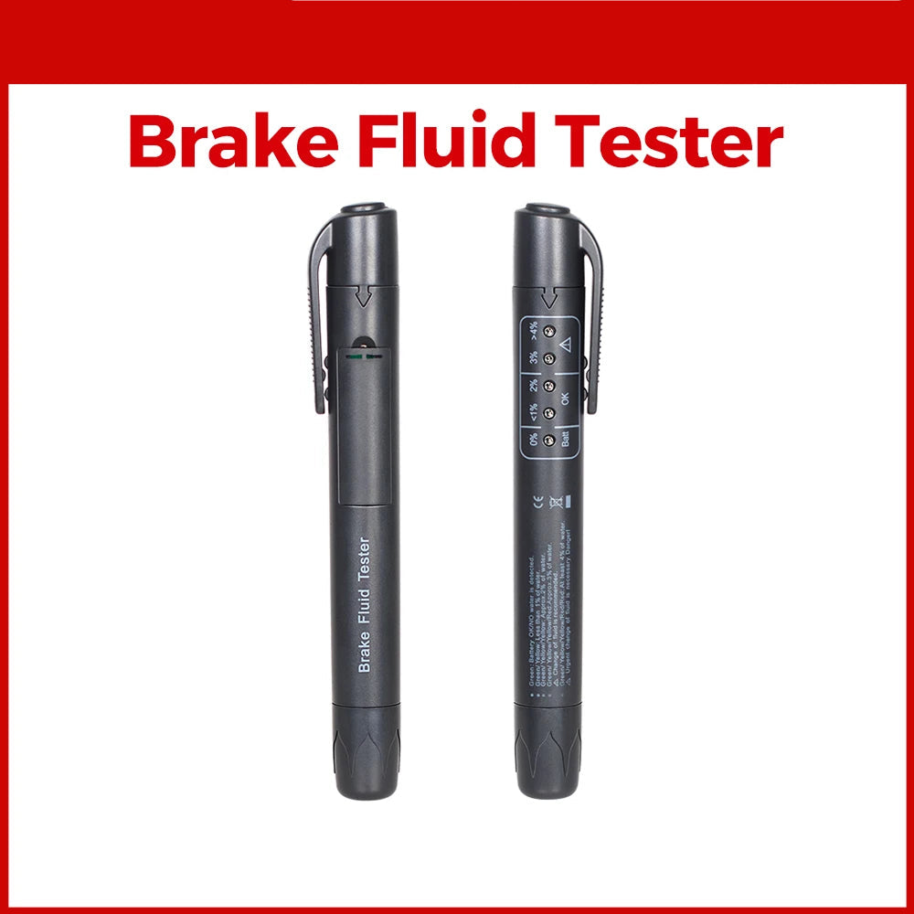Car Brake Fluid Tester Pen DOT3 DOT4 DOT5 Moisture Detector with 5 LED Indicator RadivJoli