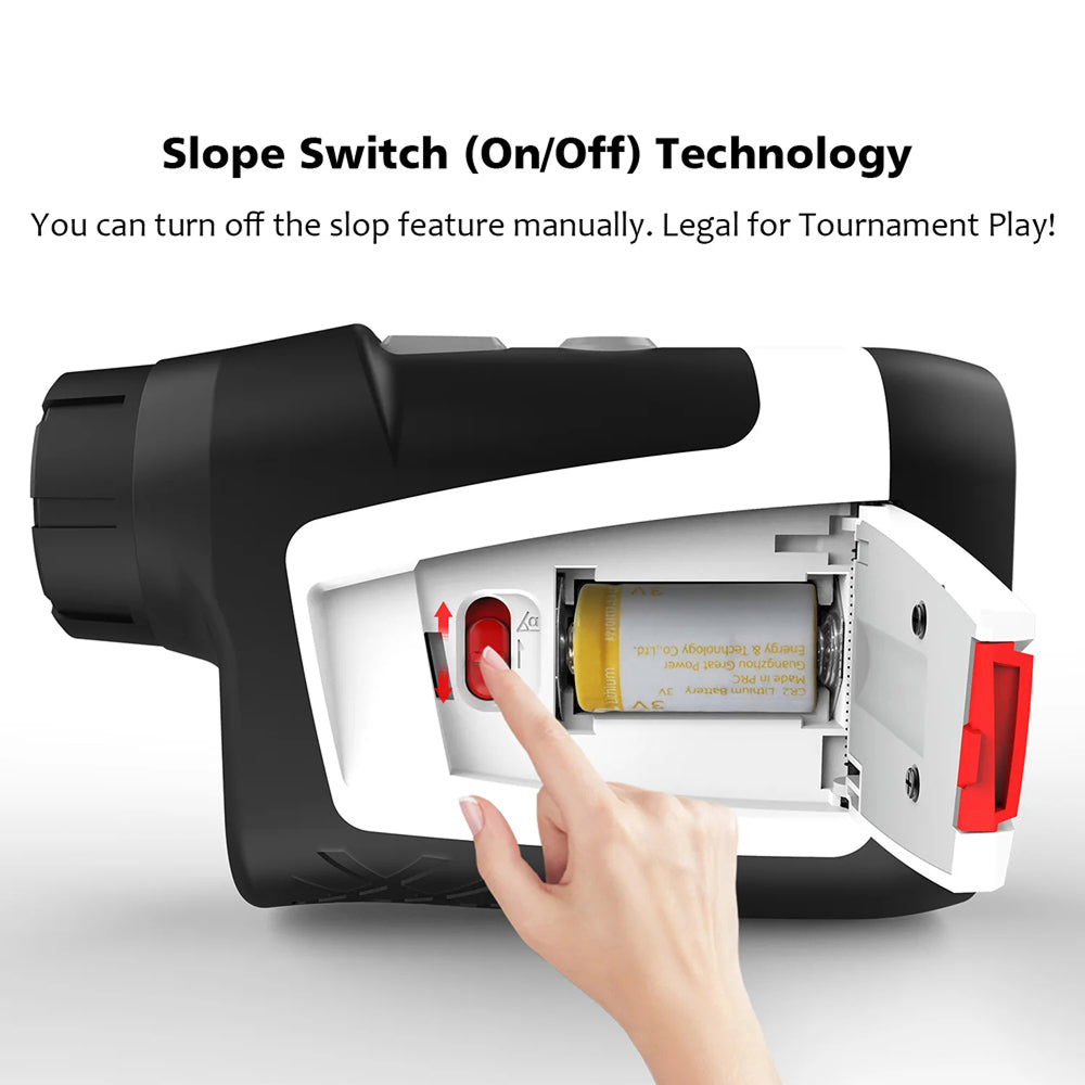 RafixKira High-Precision Golf Rangefinder with 6X Magnification, Advanced Slope Compensation and Instant Flag Lock Technology