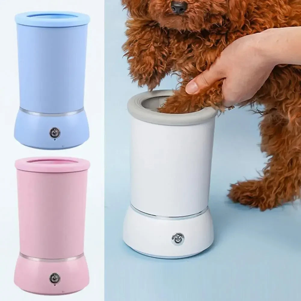 RavyStil Dog Paw Cleaner Portable Pet Foot Washer Soft Silicone Bristles