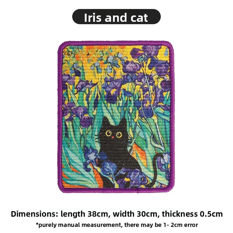 RenoBarg Wall Mounted Cat Scratcher Space Saving Scratching Post