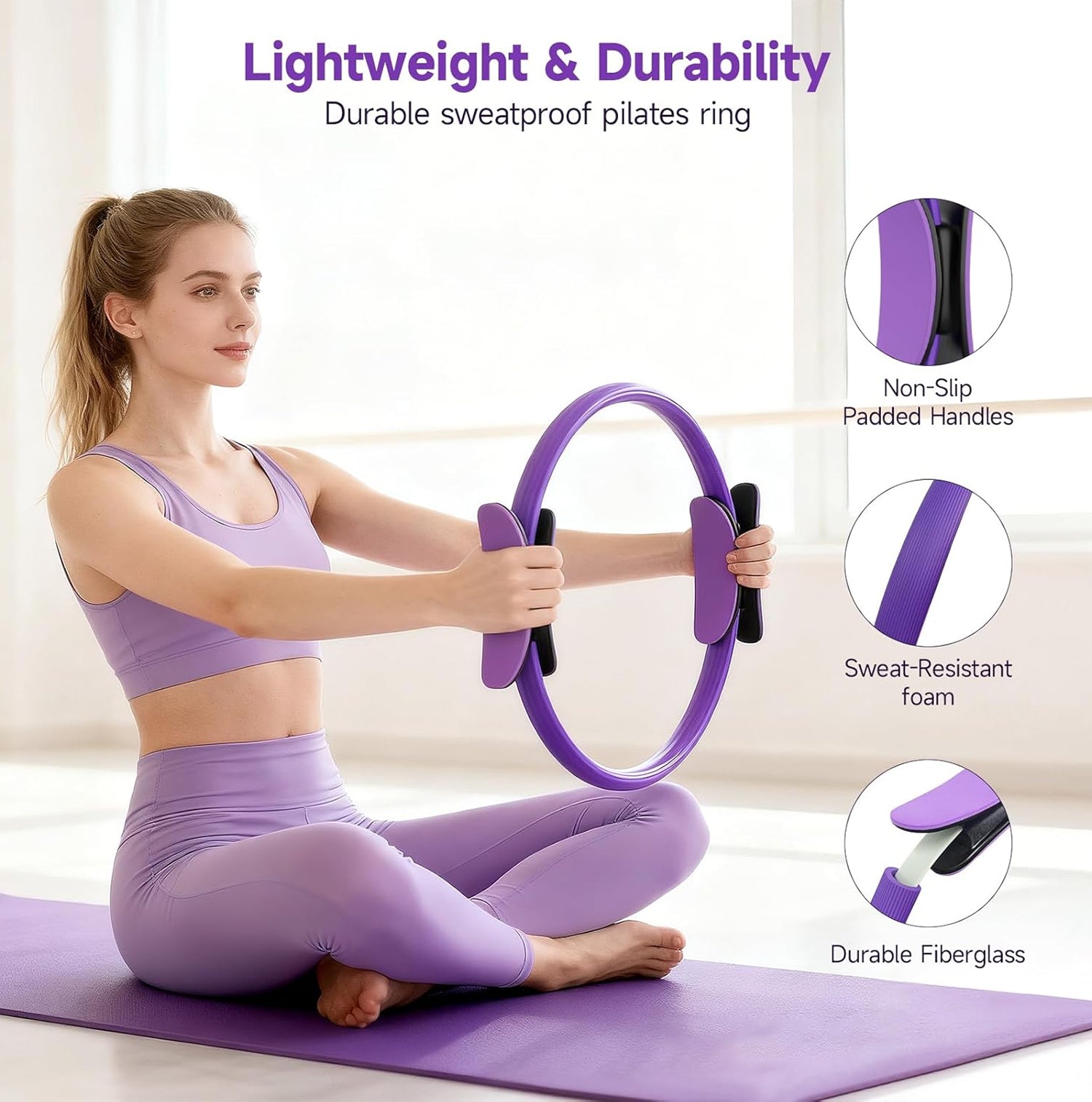 Pilates Ring for Fitness, Core Training, and Resistance Exercise