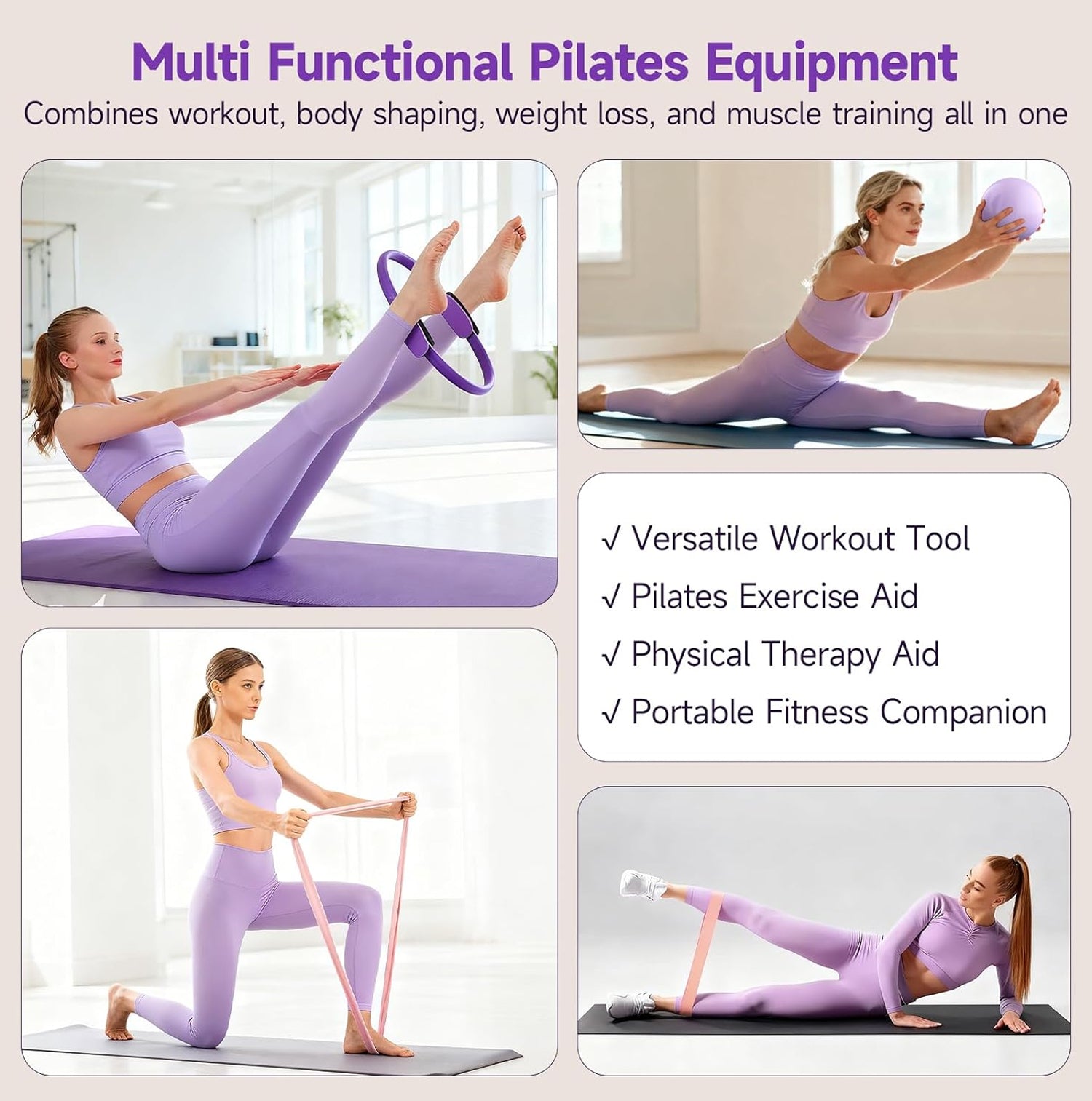 Pilates Ring for Fitness, Core Training, and Resistance Exercise