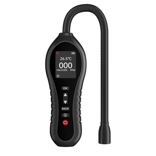 SafeNoil Refrigerant Leak Detector - 1 PPM Ultra-Precise HVAC Leak Detector with 250mm Flexible Probe