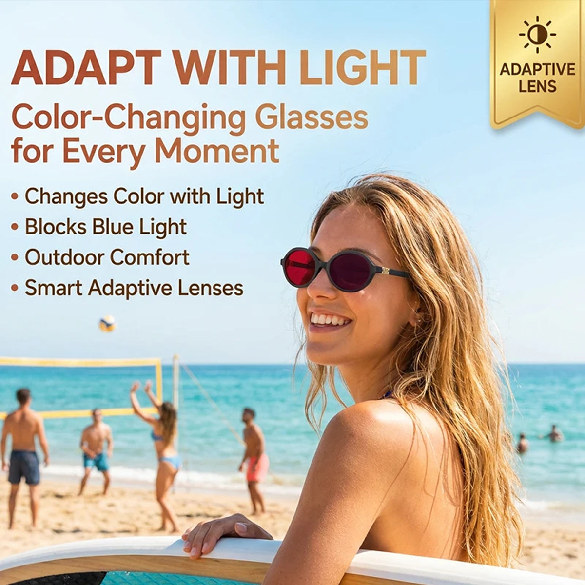 Blue Light Blocking Glasses for Computer Screen, Computer Glasses for Eye Strain Relief, Anti Blue Light Lens Eyeglasses