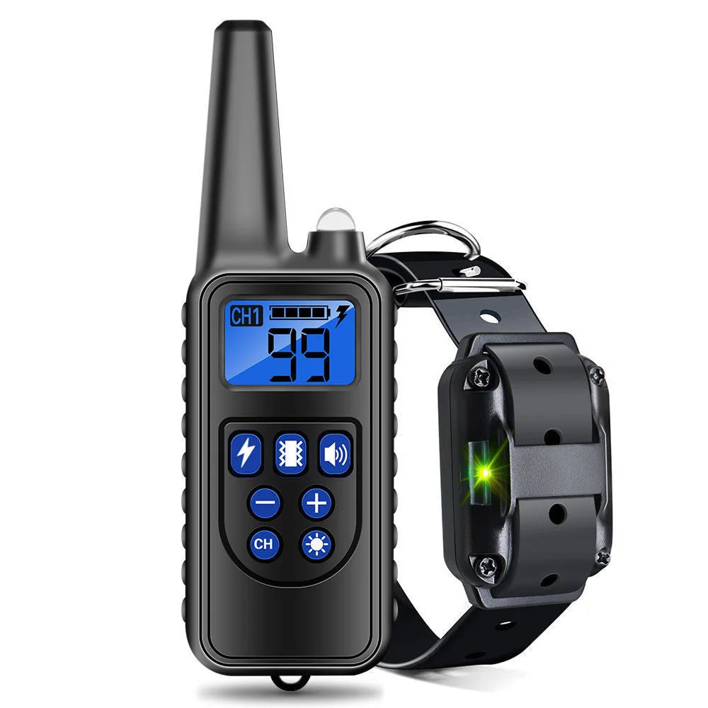 ShokiDex Dog Training Collar 2,600ft Range IPX7 Waterproof 4 Humane Modes for 3 Dogs