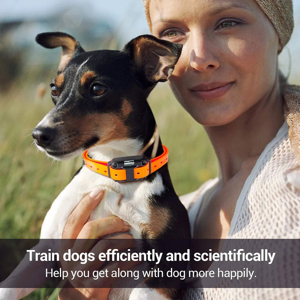 ShokiDex Dog Training Collar 2,600ft Range IPX7 Waterproof 4 Humane Modes for 3 Dogs