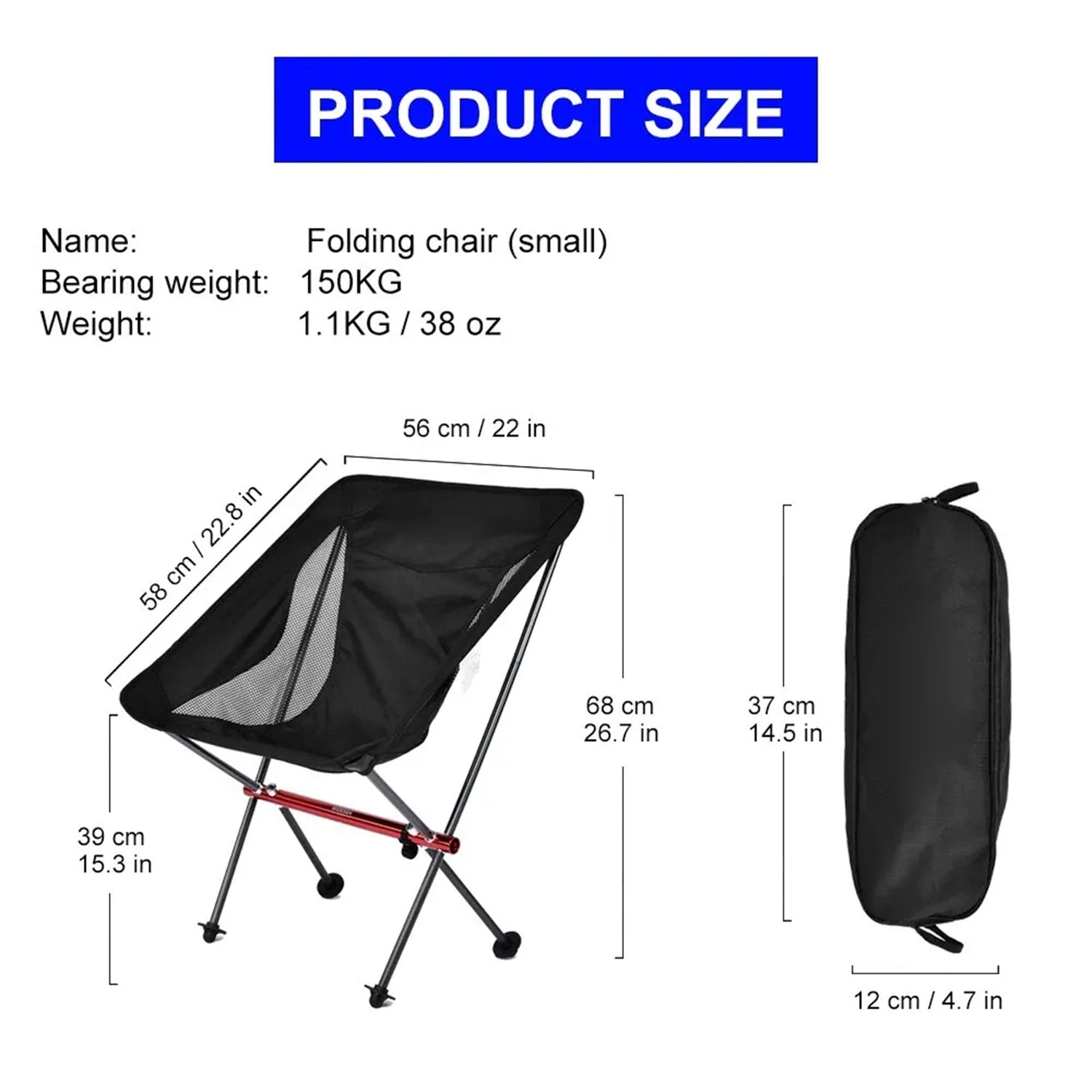 Foldable Tailgate Chairs for Outdoor Camping & Lawn Sitting