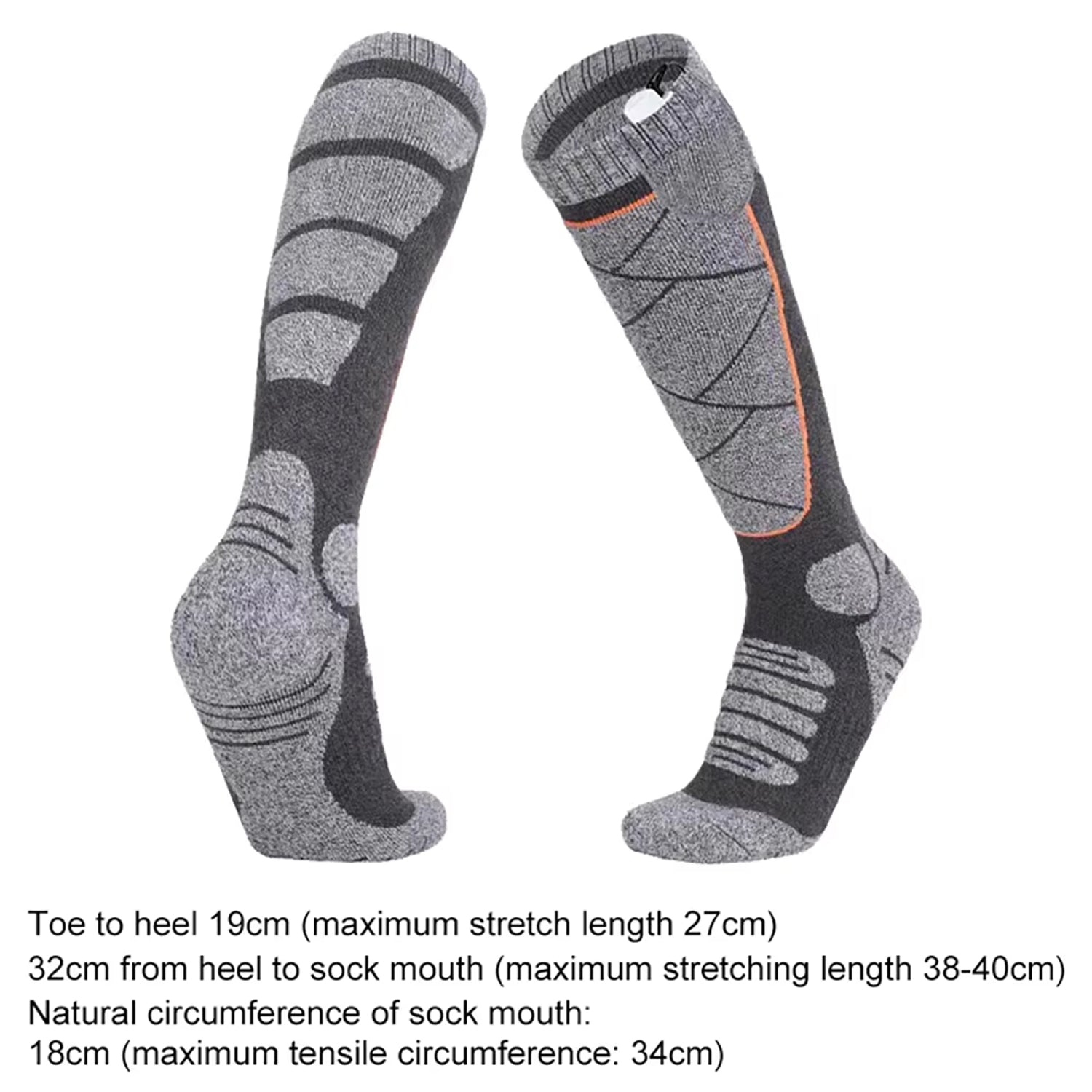 SkiHeati Heated Ski Socks