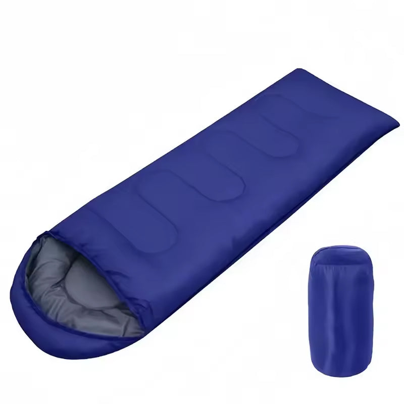 SleeBaxi Sleeping Bag 190T Tear-Proof Polyester 0.95kg Lightweight with Foot Ventilation and Compression Sack