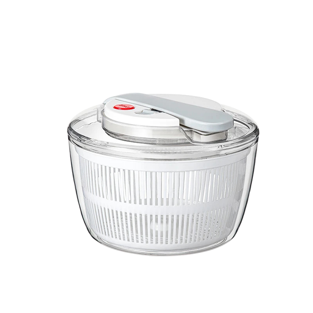 SpiSalix Salad Spinner 3L Large Capacity with Instant-Stop Button and Non-Slip Base
