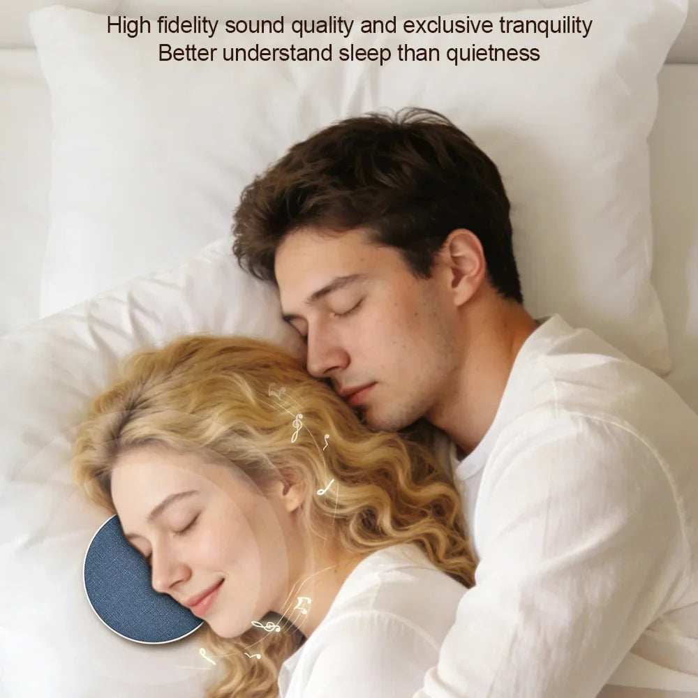Under Pillow Bluetooth Speaker 360 Surround Sound Wireless Sleep Speakers for Side Sleepers SpikMek