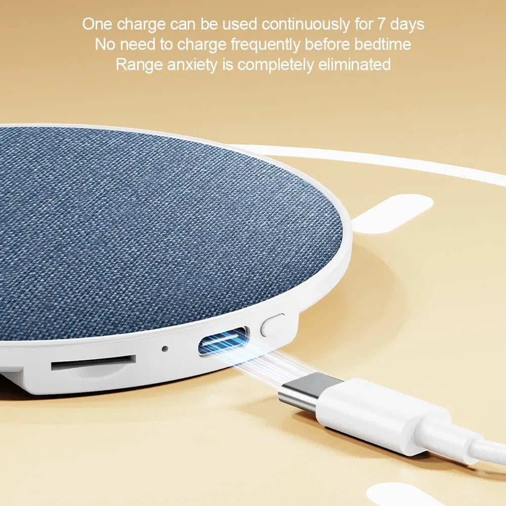 Under Pillow Bluetooth Speaker 360 Surround Sound Wireless Sleep Speakers for Side Sleepers SpikMek