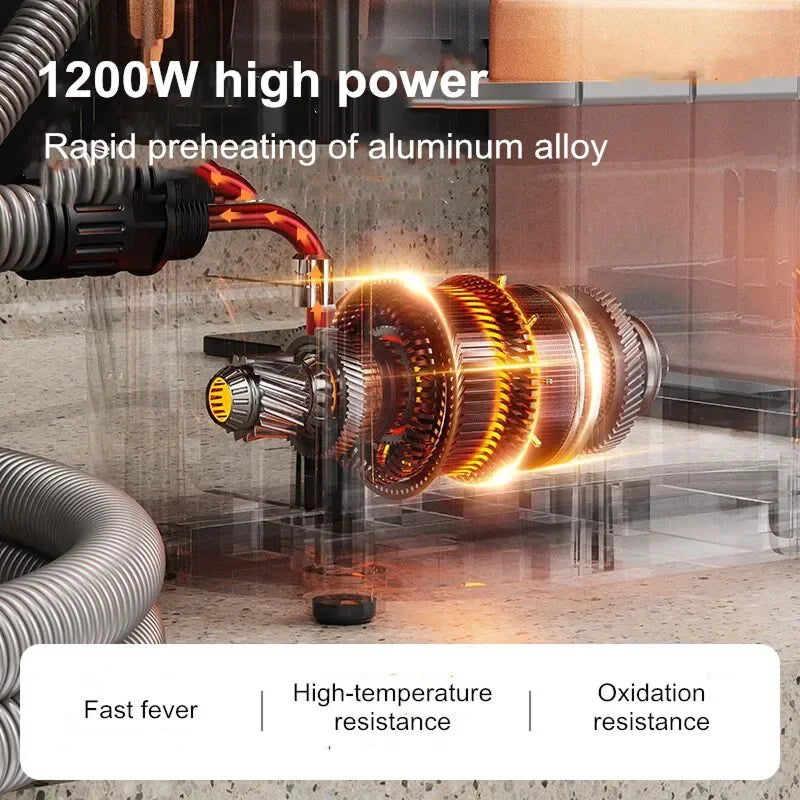 StemClix Steam Cleaner 1200W High-Temperature Sanitizer with 750ml Tank & Attachments
