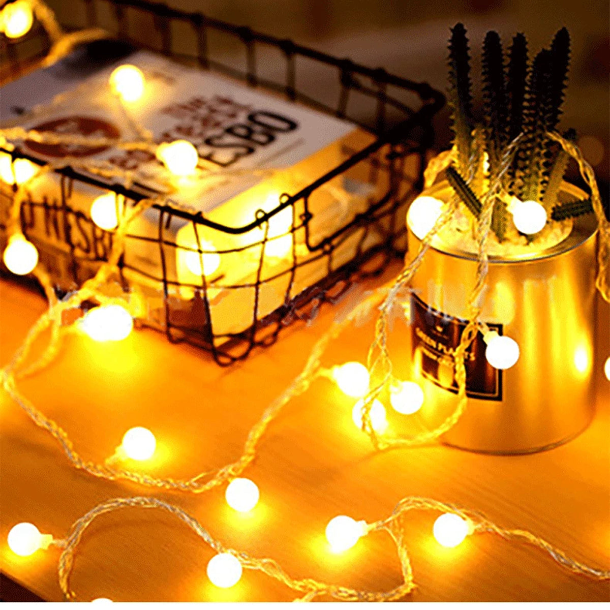StrixLomi LED String Lights with Shatterproof PVC Shell, USB and Battery