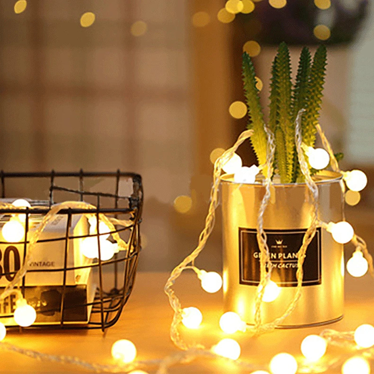 StrixLomi LED String Lights with Shatterproof PVC Shell, USB and Battery