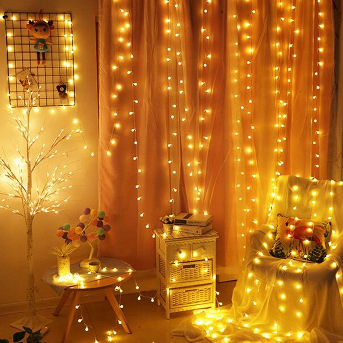 StrixLomi LED String Lights with Shatterproof PVC Shell, USB and Battery