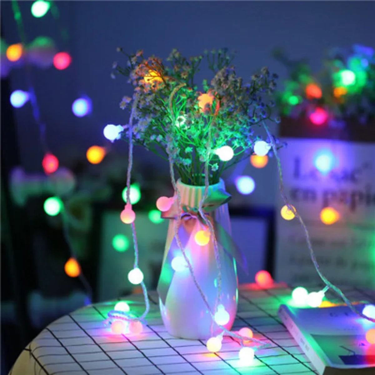 StrixLomi LED String Lights with Shatterproof PVC Shell, USB and Battery