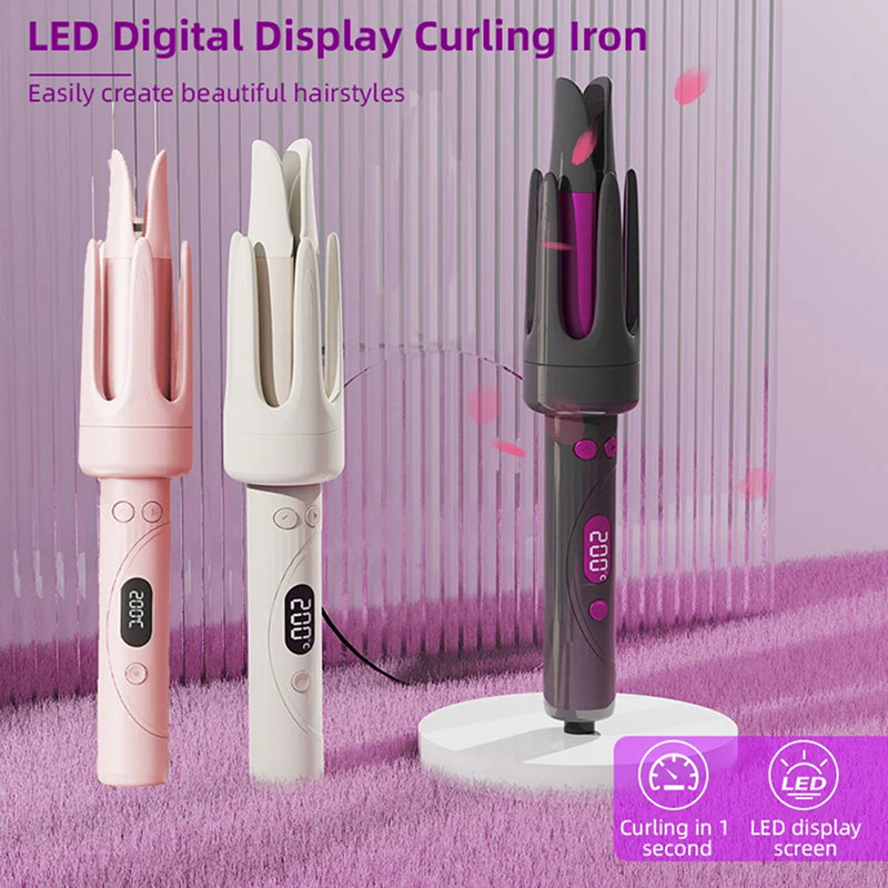 StylFoha 32mm Automatic Rotating Ceramic Curling Iron