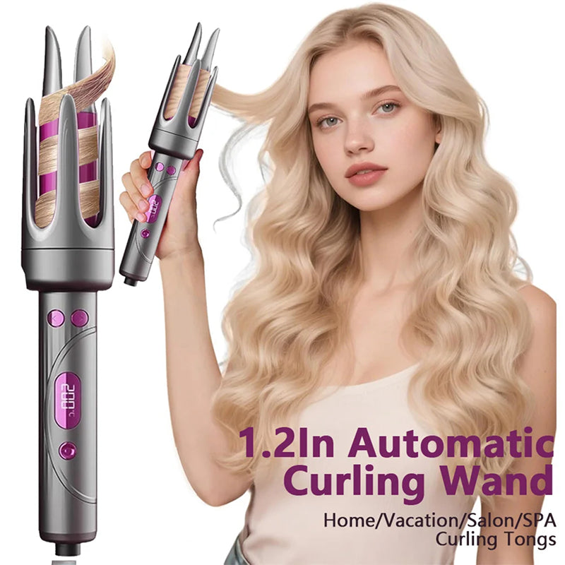 StylFoha 32mm Automatic Rotating Ceramic Curling Iron